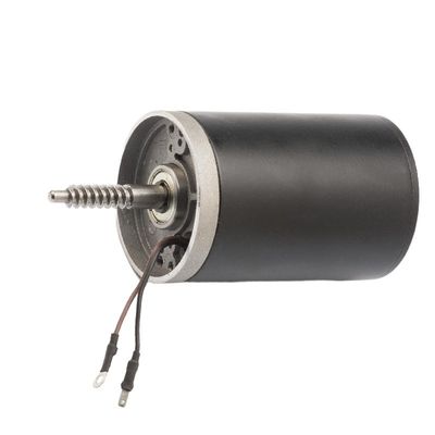 বৈদ্যুতিক অ্যাকচুয়েটরের জন্য 63ZYT 40W স্থায়ী চুম্বক ব্রাশড DC মোটর 120v PMDC 12V