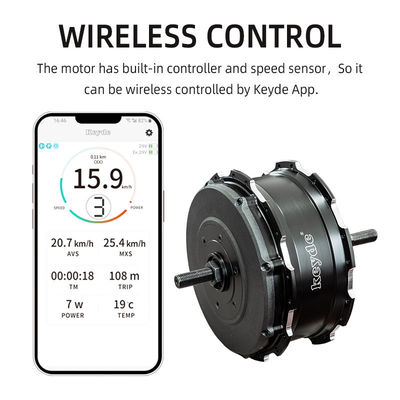 এসি ব্রাশহীন ডিসি মোটর 100W-500W টর্ক সেন্সিং ভাঁজযোগ্য সাইকেল হাব মোটর